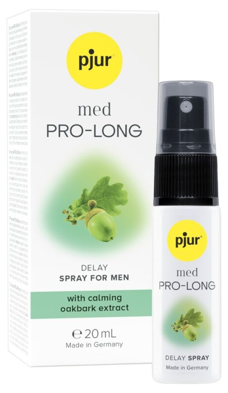 pjur med Pro-Long Spray pentru Bărbați, cu Extract de Scoarță de Stejar și Pantenol, 20 ml