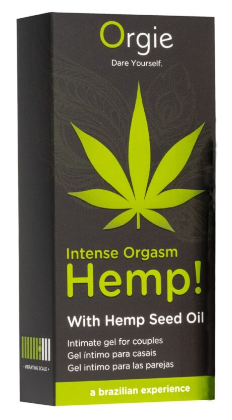 Intense Orgasm Hemp Gel Intim cu Ulei de Semințe de Cânepă 15 ml