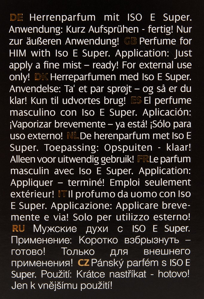P6 w/ISO E SUPER 30 ml Parfum pentru Bărbați cu Pulverizator - imagine 6