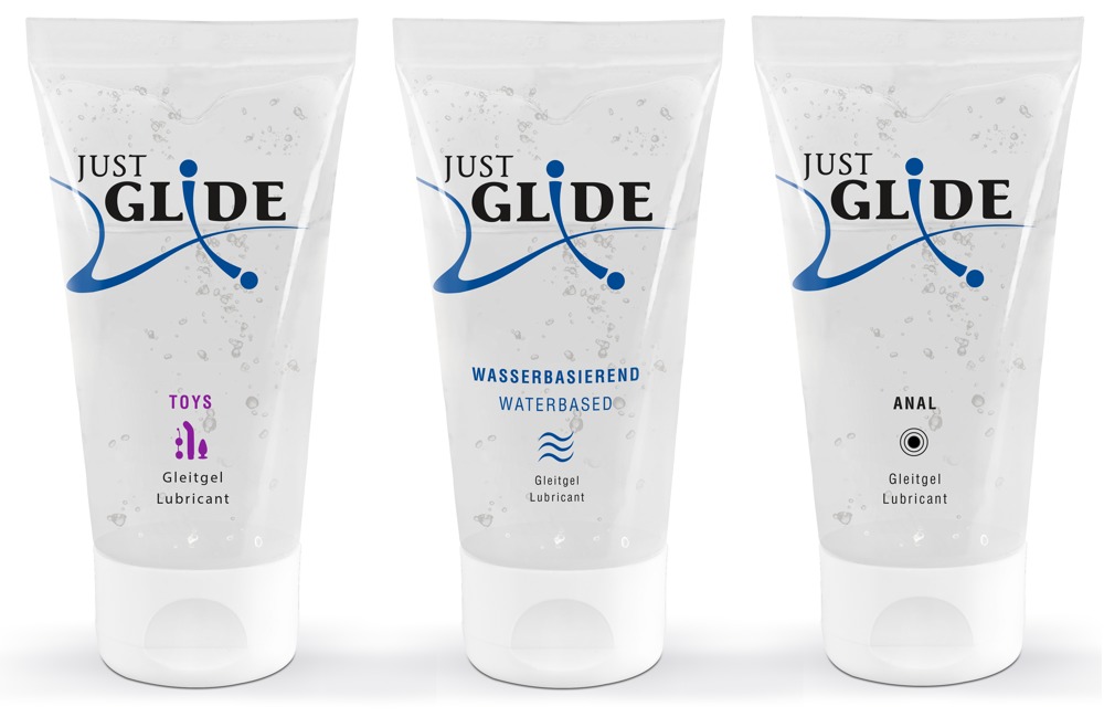 Just Glide Set Lubrifianți 3 x 50 ml Waterbased Toys Anal - imagine 2