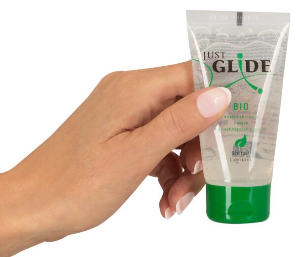 Just Glide Bio Lubrifiant Natural Vegan pe Bază de Apă - imagine 3