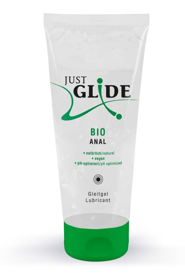 Just Glide Bio Anal Lubrifiant Organic Vegan pe Bază de Apă - imagine 4