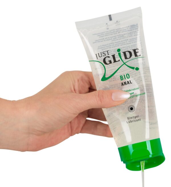 Just Glide Bio Anal Lubrifiant Organic Vegan pe Bază de Apă - imagine 6