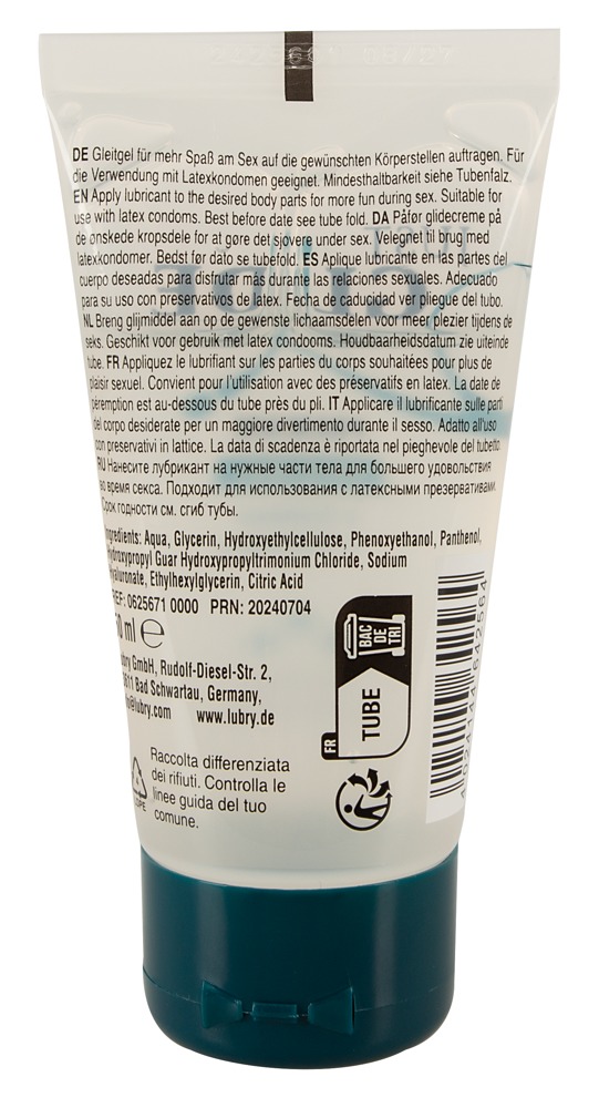 Just Glide Premium Anal Lubrifiant cu Acid Hialuronic și Panthenol - imagine 2