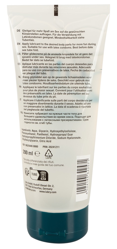 Just Glide Premium Anal Lubrifiant cu Acid Hialuronic și Panthenol - imagine 5