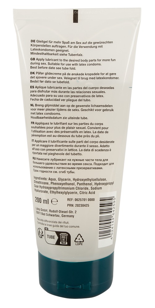 Just Glide Premium Anal Lubrifiant cu Acid Hialuronic și Panthenol - imagine 5