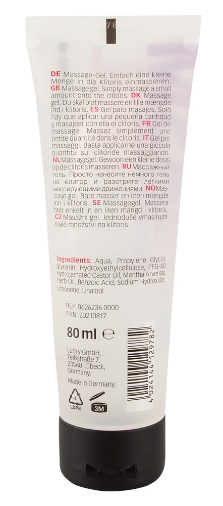 Just Play Orgasm Gel Stimulator pentru Clitoris cu Ulei de Mentă 80 ml - imagine 2
