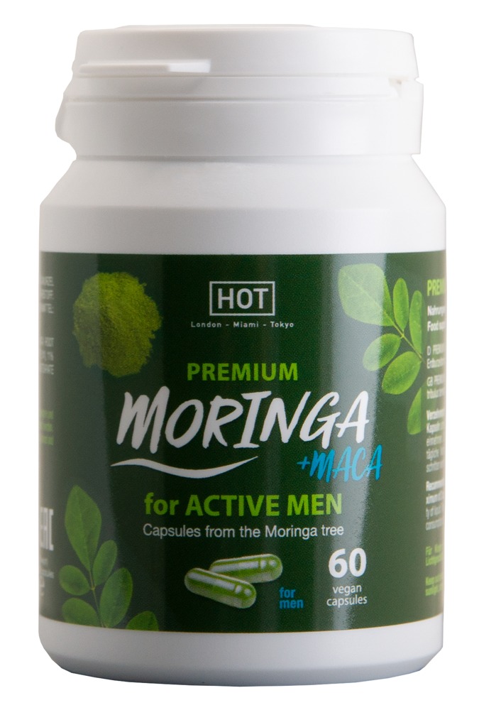 HOT BIO Moringa Man Caps Supliment Alimentar pentru Bărbați 60 Capsule - imagine 3