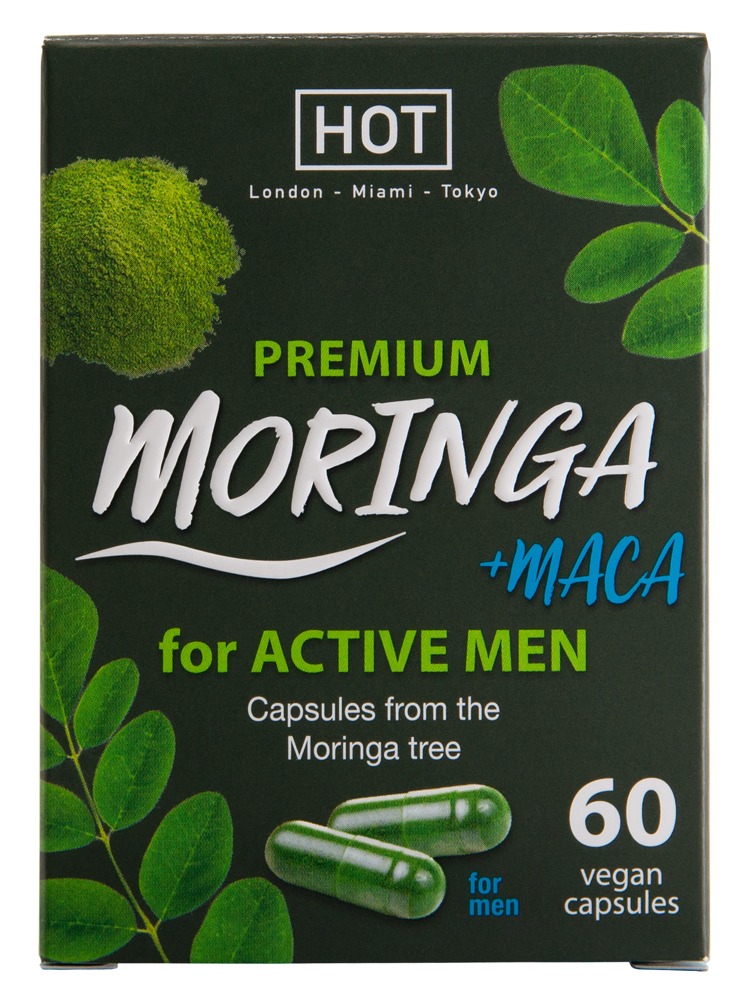 HOT BIO Moringa Man Caps Supliment Alimentar pentru Bărbați 60 Capsule