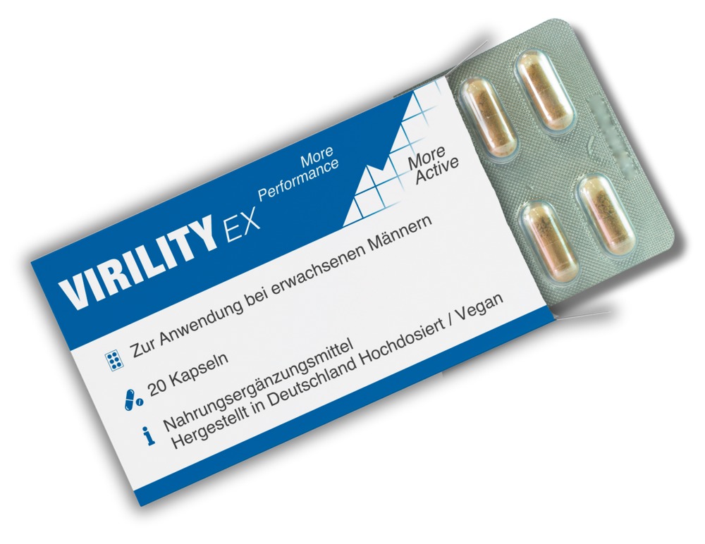 Virility Ex Supliment Alimentar pentru Bărbați 20 Capsule - imagine 2