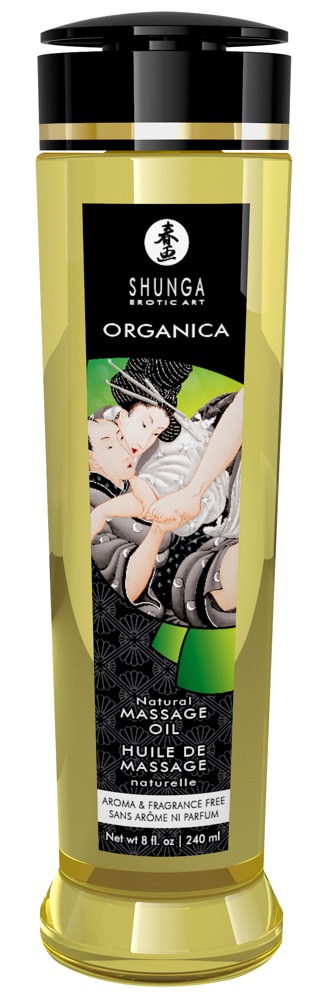 Shunga Organica Kissable Ulei de Masaj Green Tea Vegan 240 ml - imagine 7