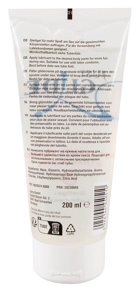 Just Glide Strawberry Lubrifiant pe Bază de Apă cu Aromă de Căpșuni - imagine 5