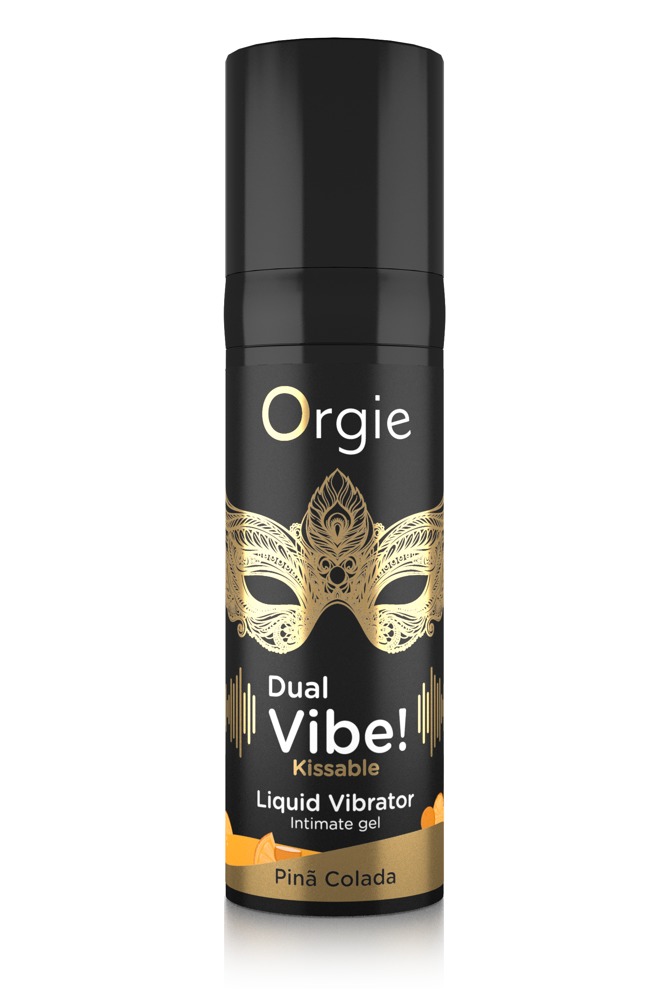Dublu Vibe Pina Colada Gel Intim cu Efect Vibrant și Aromă Tropicală 15 ml - imagine 2