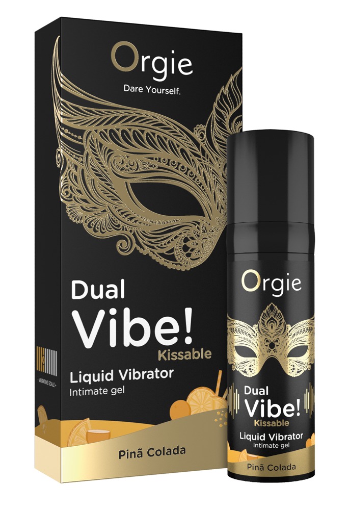 Dublu Vibe Pina Colada Gel Intim cu Efect Vibrant și Aromă Tropicală 15 ml - imagine 3