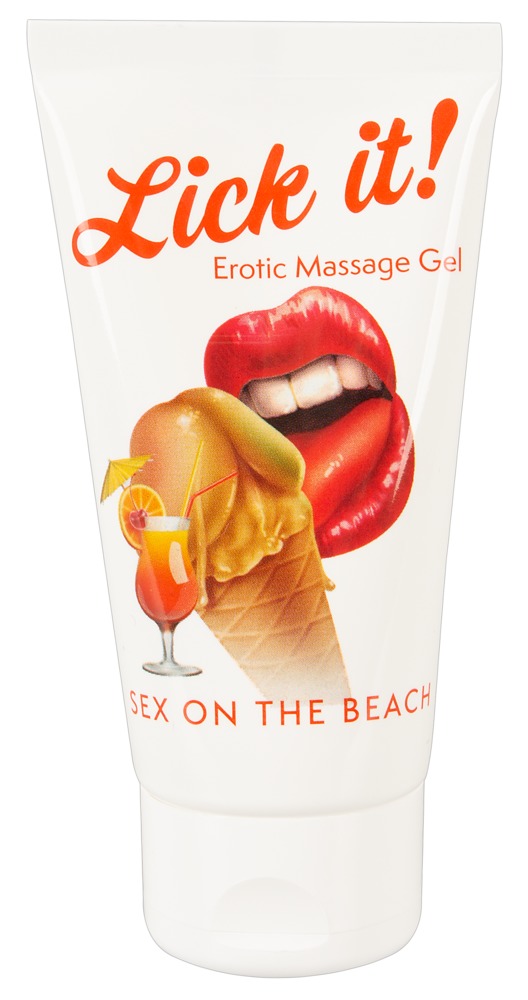 Lick It Sex on the Beach Lubrifiant Vegan cu Aromă de Cocktail 50 ml
