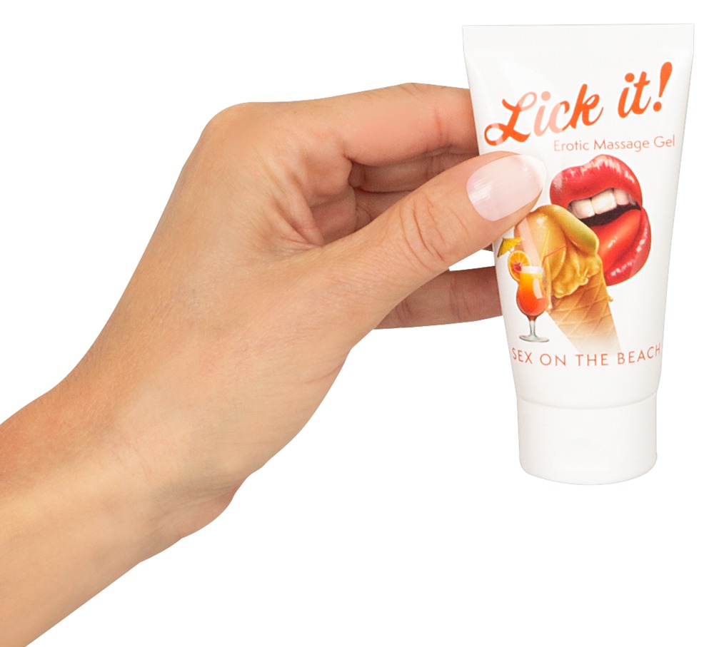 Lick It Sex on the Beach Lubrifiant Vegan cu Aromă de Cocktail 50 ml - imagine 3
