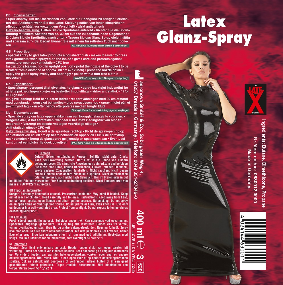Latex Gloss Spray Spray pentru Luciu Latex și Cauciuc - imagine 8
