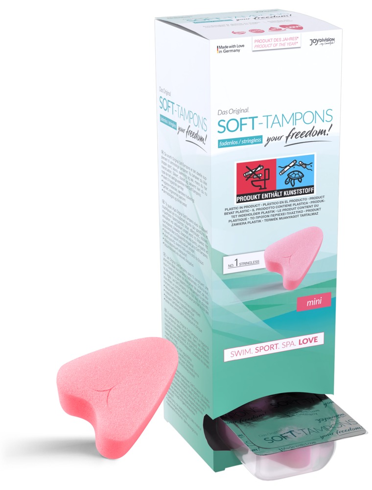 Moale Tampons Mini 10 buc Tampoane Fără Șnur pentru Menstruație - imagine 2