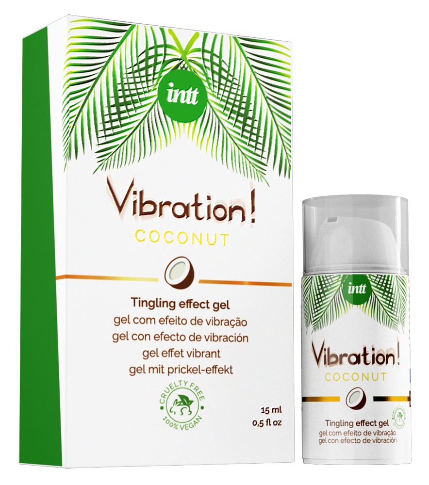 Vibration Coconut 15 ml Gel Intim Vegan cu Efect Vibrant și Încălzire - imagine 3