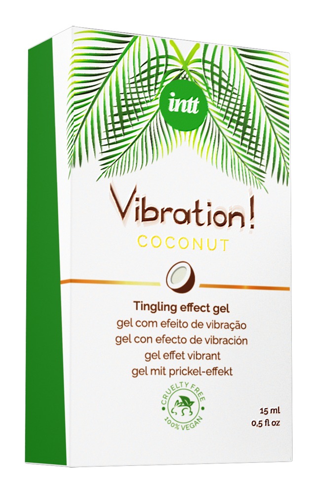 Vibration Coconut 15 ml Gel Intim Vegan cu Efect Vibrant și Încălzire