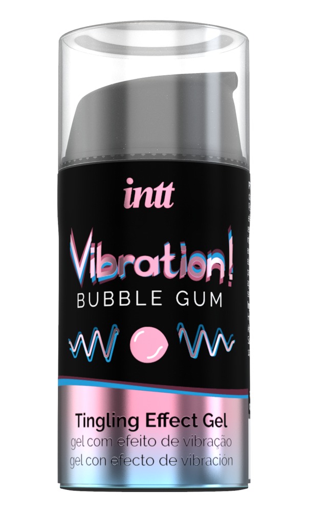 intt Vibration Bubble Gum Gel cu Efect Vibrant și Încălzire 15 ml - imagine 2