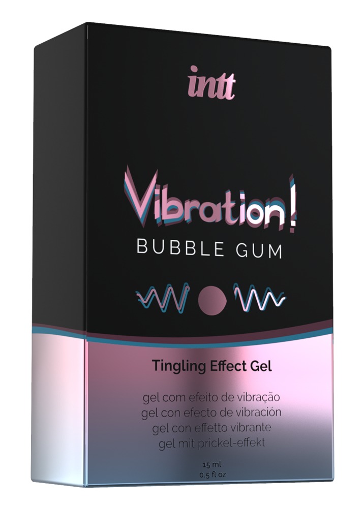intt Vibration Bubble Gum Gel cu Efect Vibrant și Încălzire 15 ml