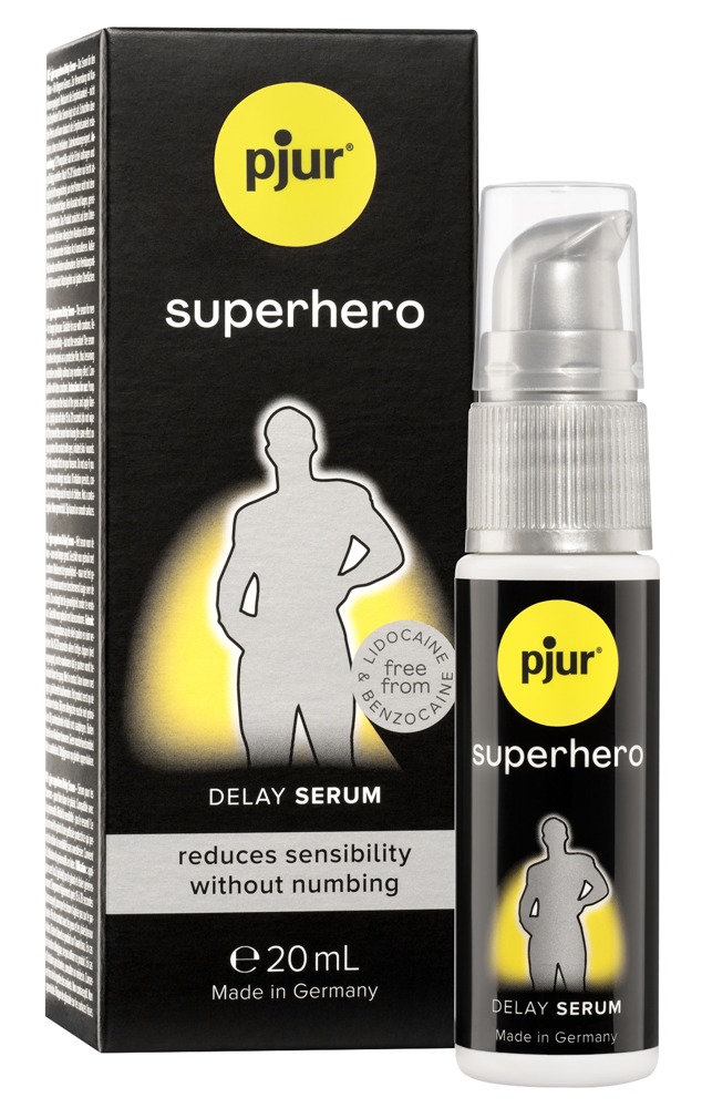 Superhero pjur Serum pentru Întârziere și Reducerea Sensibilității 20 ml