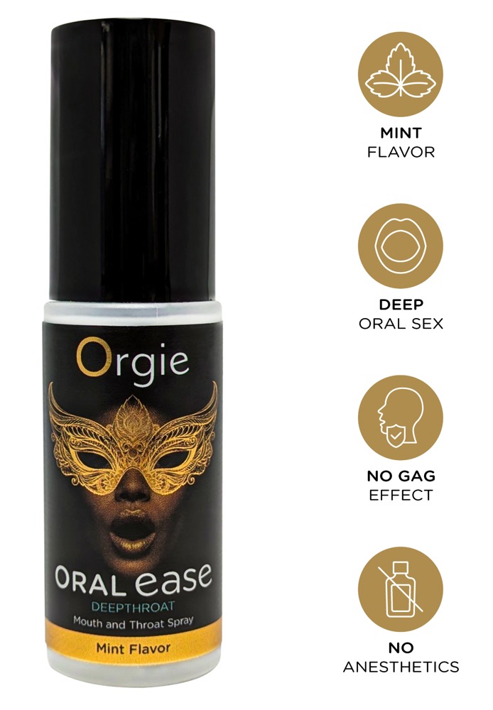 Oral Ease Deepthroat Orgie Spray Oral cu Aromă de Mentă 15 ml - imagine 5