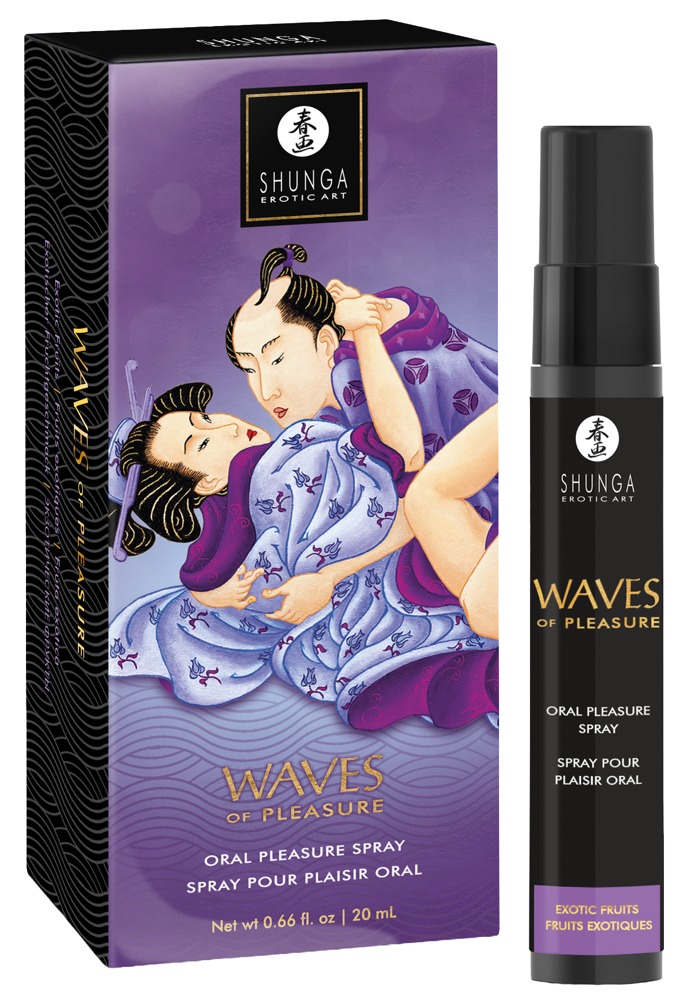 Waves of Pleasure Exotic Shunga Spray Oral cu Aromă de Fructe Exotice 20 ml - imagine 2