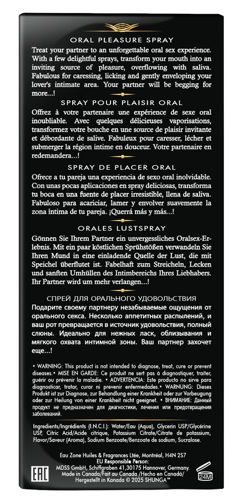 Waves of Pleasure Exotic Shunga Spray Oral cu Aromă de Fructe Exotice 20 ml - imagine 17