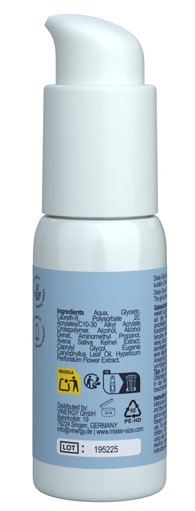 Mister Size Delay Gel pentru Întârzierea Ejaculării 50 ml - imagine 3