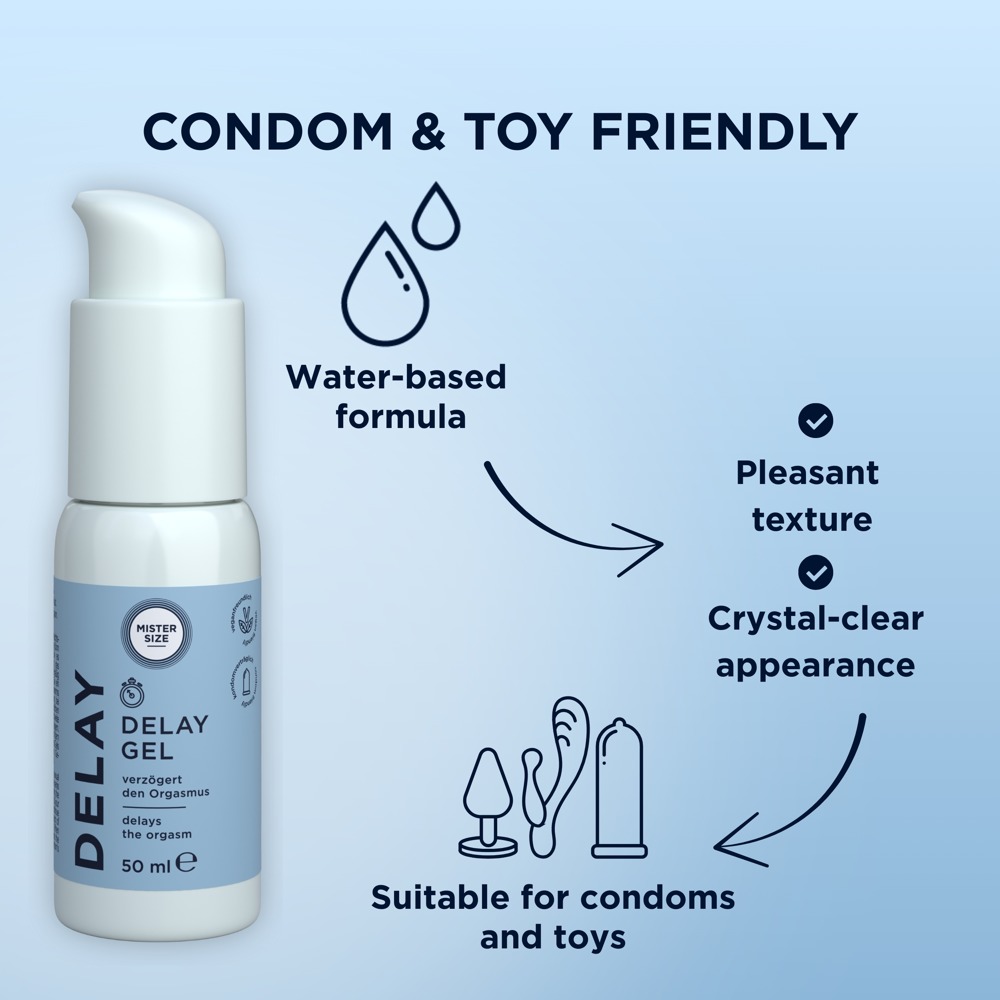 Mister Size Delay Gel pentru Întârzierea Ejaculării 50 ml - imagine 6