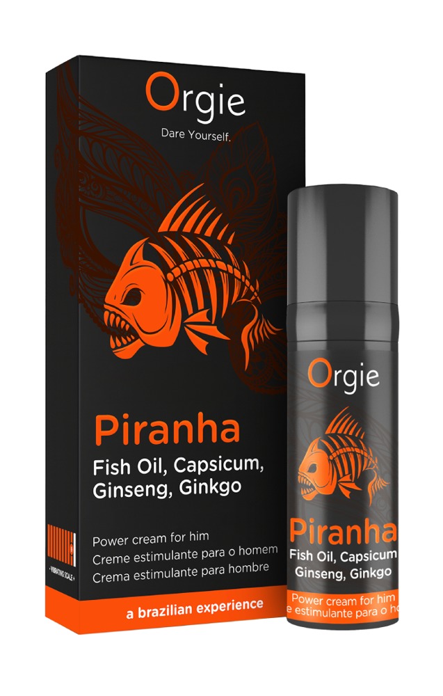 Orgie Piranha Power Cremă Stimulatoare pentru Bărbați 15 ml - imagine 3