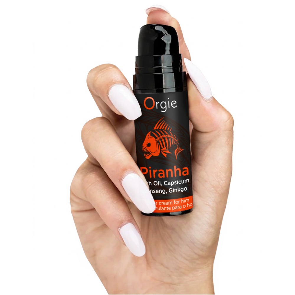 Orgie Piranha Power Cremă Stimulatoare pentru Bărbați 15 ml - imagine 4