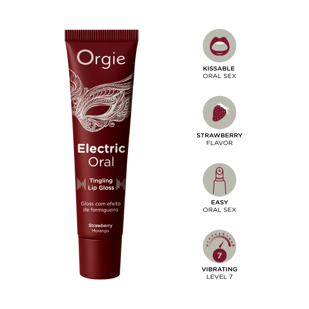 Orgie Electric Oral Gloss pentru Buze cu Efect Electrizant 10 ml - imagine 6