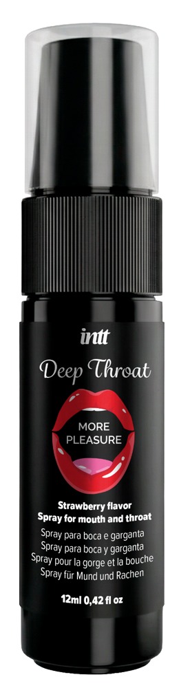 Deep Throat Strawberry intt Spray Oral cu Aromă de Căpșuni 12 ml - imagine 2