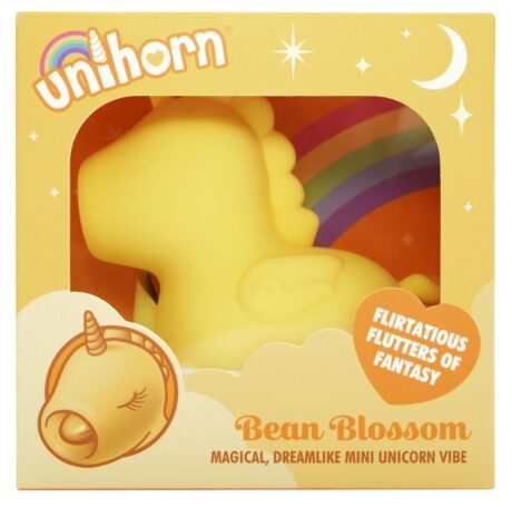 Unihorn Bean Blossom Vibrator Clitoridian cu Limbă Groasă Rotativă și Vibrații