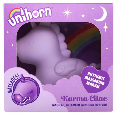 Unihorn Karma Lilac Vibrator Clitoridian cu Masaj Pulsatoriu