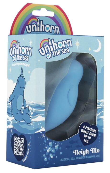 Unihorn Narwhal Vibrator Clitoridian cu Aripioară Fluturantă și Vibrații