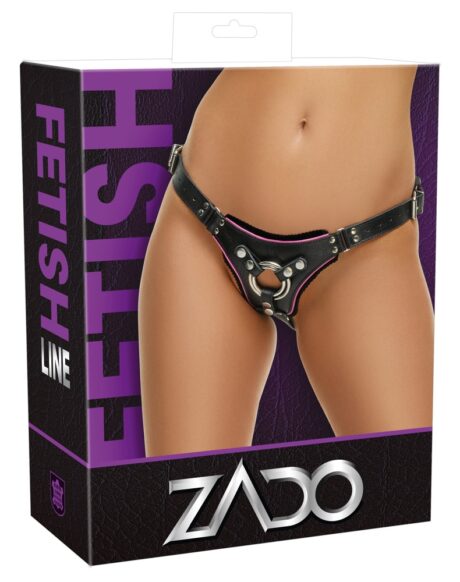 Ham strap-on din piele tip tanga S-L