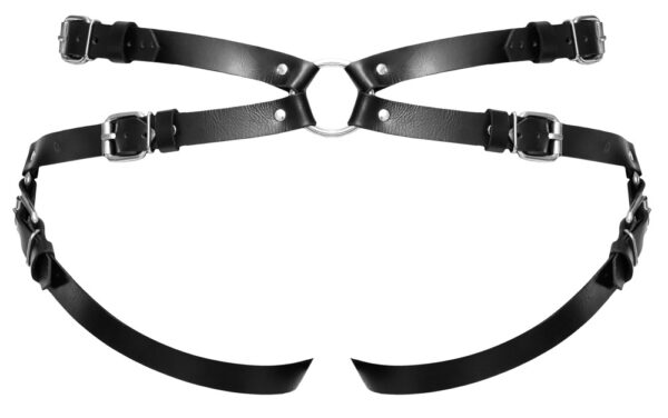 Ham tip curea din piele pentru strap-on - imagine 7