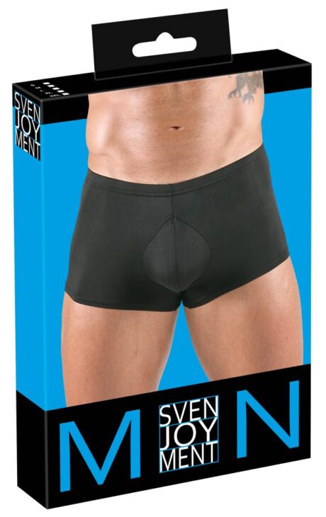 Svenjoyment Pantaloni Mulati pentru Bărbați cu Jockstrap Căptușit, Negru