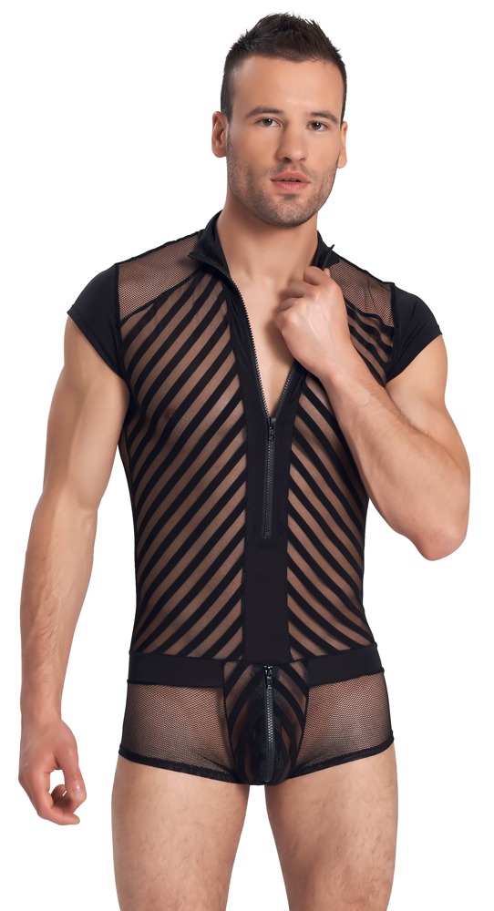 Men's Combinezon pentru Bărbați din Plasă cu Fermoar - imagine 3