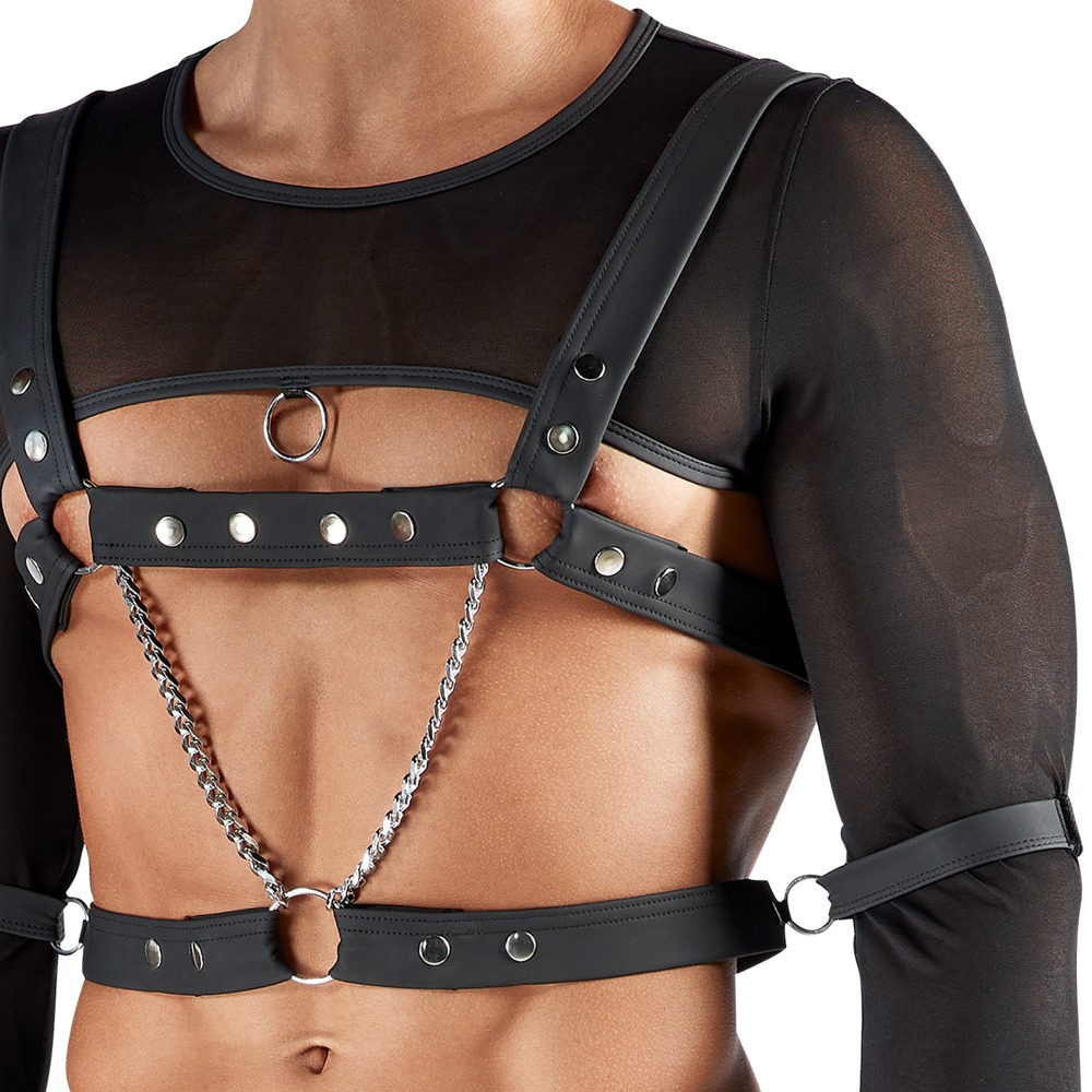 Svenjoyment BONDAGE Set pentru Bărbați cu Top Ham Jock și Cătușe - imagine 5