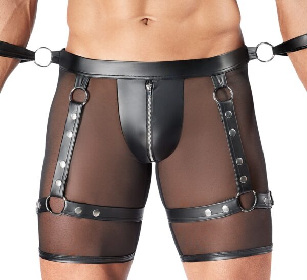 Svenjoyment BONDAGE Set Bărbați cu Ham Pantaloni și Cătușe - imagine 6