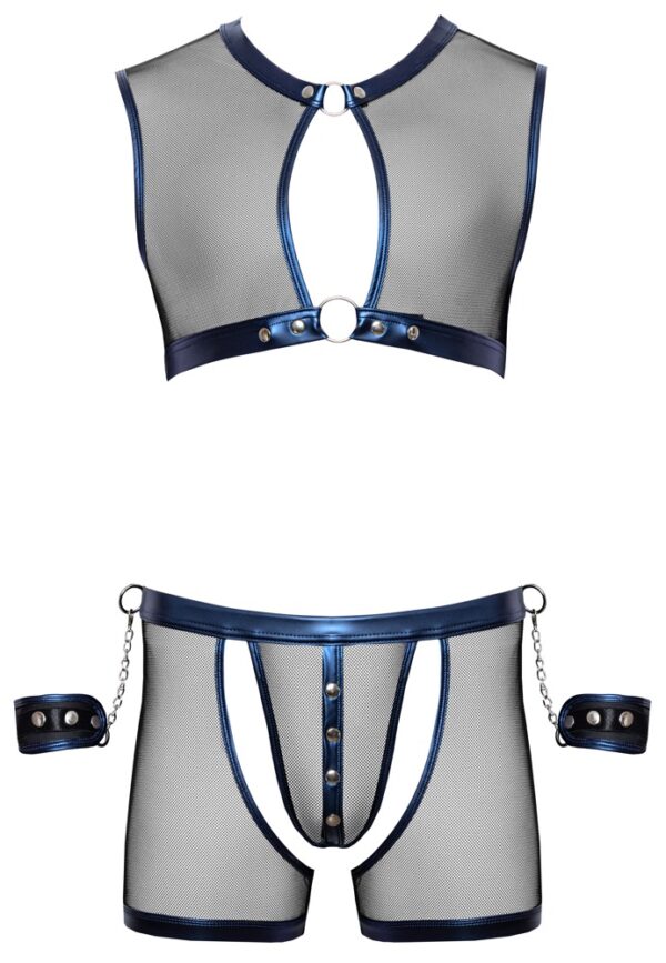 Svenjoyment BONDAGE Set Bărbați cu Top Pantaloni și Cătușe - imagine 8