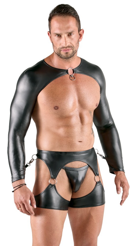 Svenjoyment Bondage Set pentru Bărbați cu Bolero Ham și Jock 3 Piese - imagine 2