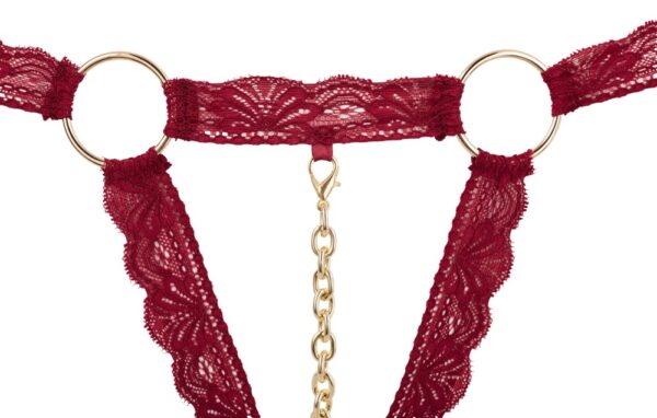 Set Sutien Deschis Roșu - imagine 7