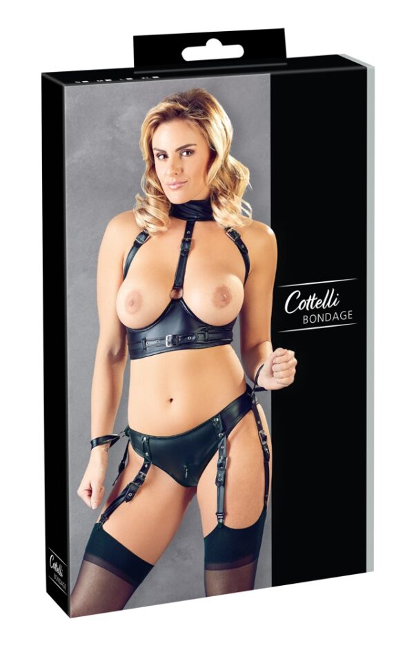 Set Sutien Bondage cu Portjartier
