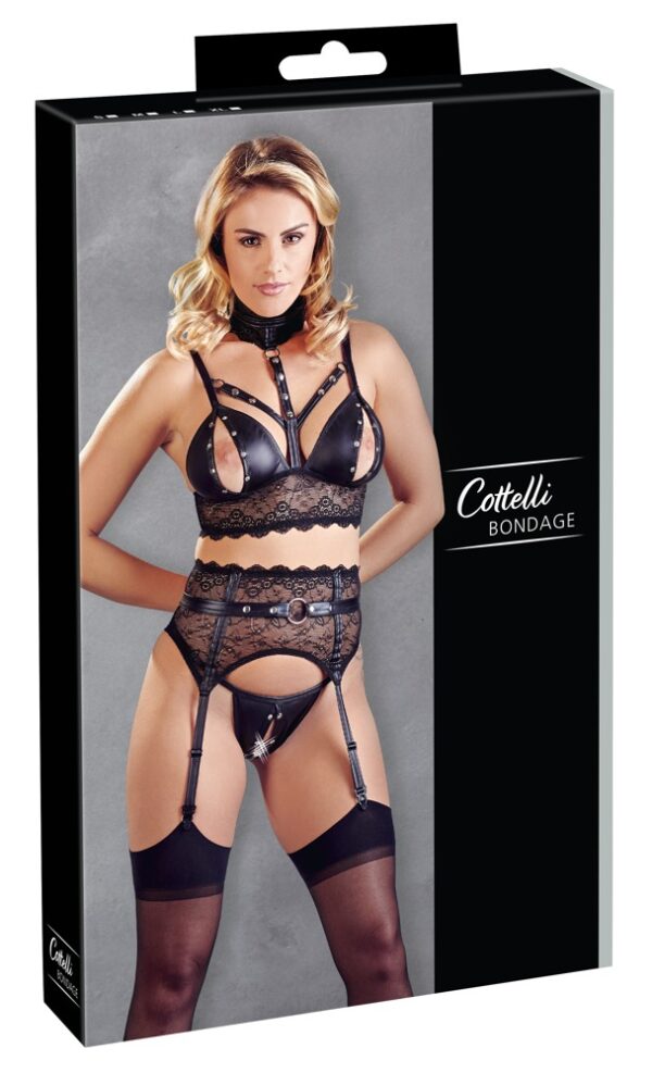 Set Bralette cu Portjartier și Choker